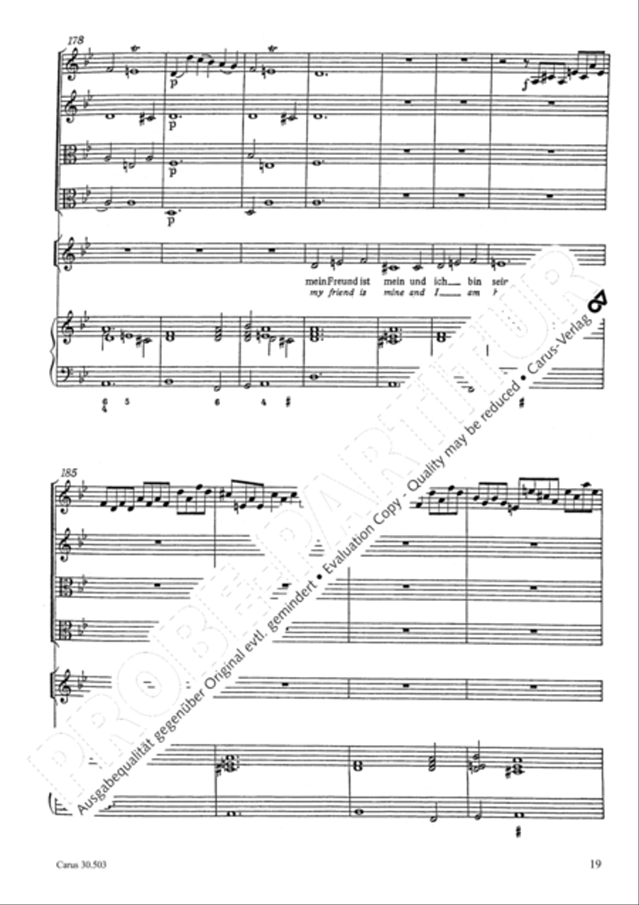 My beloved, you are fair (Meine Freundin, du bist schon) 4-Part scores gallery preview page 22