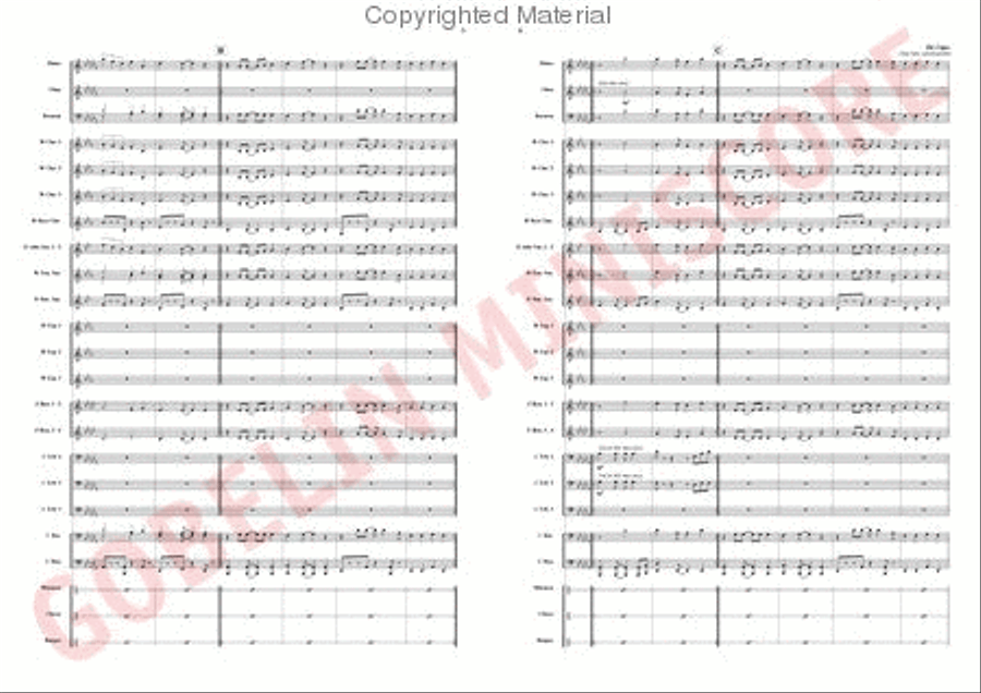 Christmas Calypso Concert Band scores gallery preview page 3