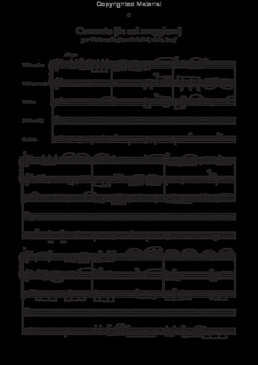 2 Concerti e 1 Sinfonia (Ms diversi) String Orchestra scores gallery preview page 2