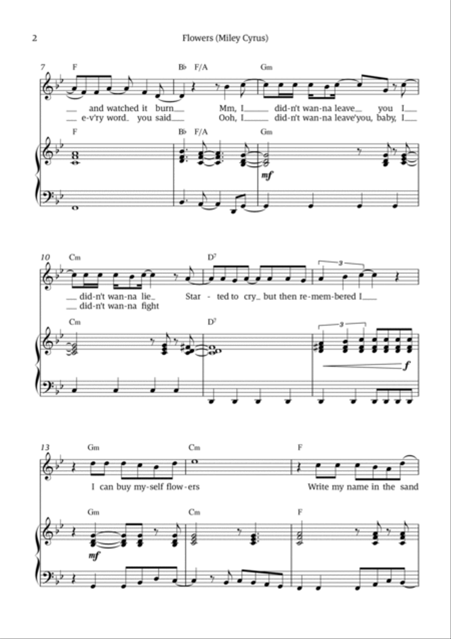 Flowers Voice scores gallery preview page 2