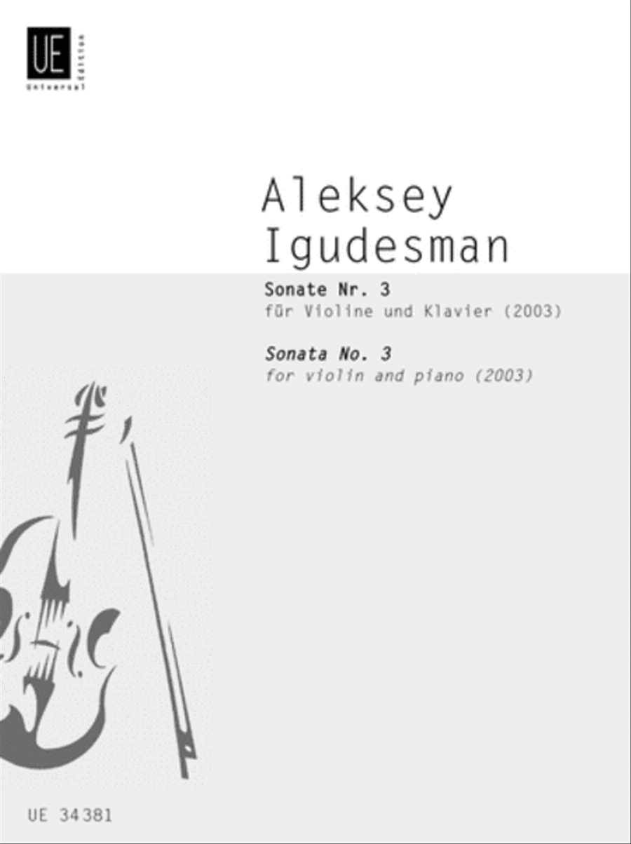 Sonata No. 3 Chamber Music scores gallery preview page 1