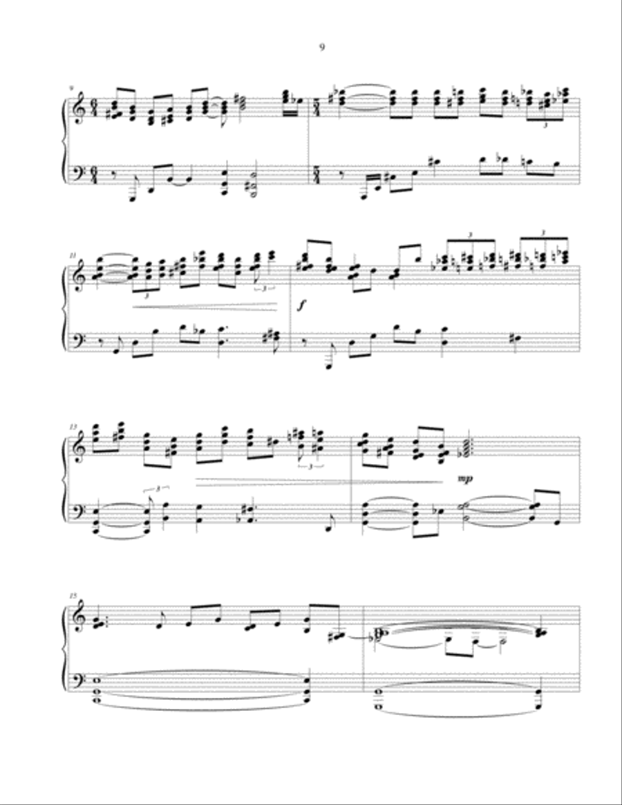 Prelude in D Minor (sort-of) Piano Solo scores gallery preview page 3