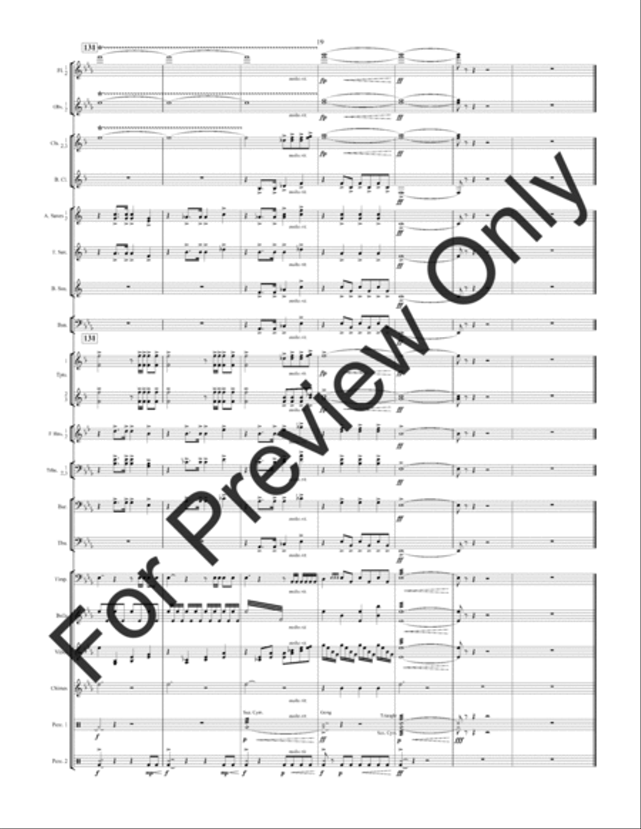 Christmas Legends Concert Band scores gallery preview page 22