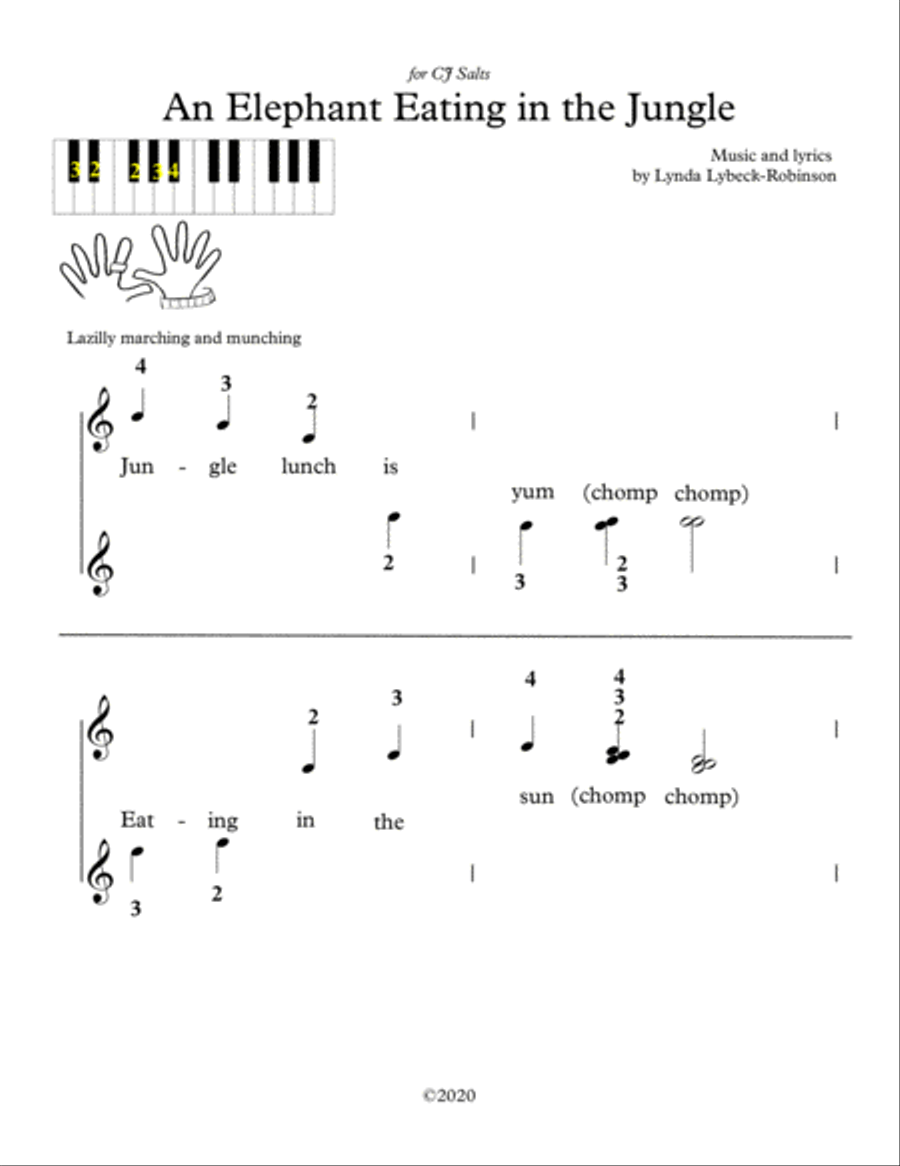 Feliz! A Happy Song Easy Piano scores gallery preview page 2