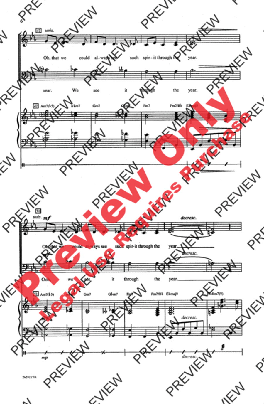 Christmas Time Is Here 3-Part scores gallery preview page 6