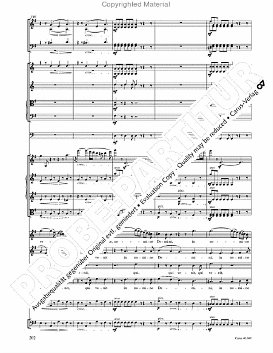 Missa solemnis Missa solemnis 4-Part scores gallery preview page 218
