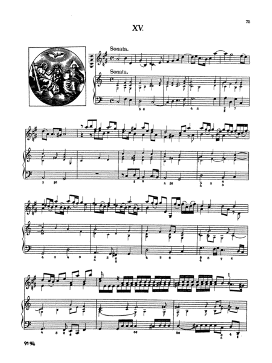 Biber: 16 Violin Sonatas, Volume II Violin scores gallery preview page 1