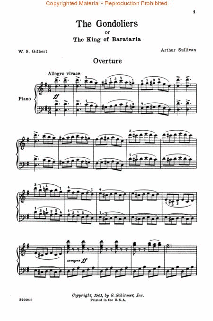 The Gondoliers Voice scores gallery preview page 2