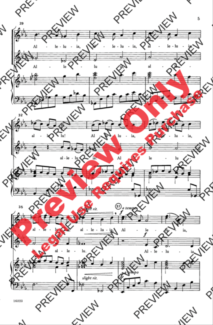 Alleluia 2-Part scores gallery preview page 5
