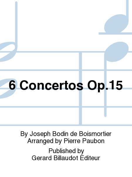 6 Concertos Op.15