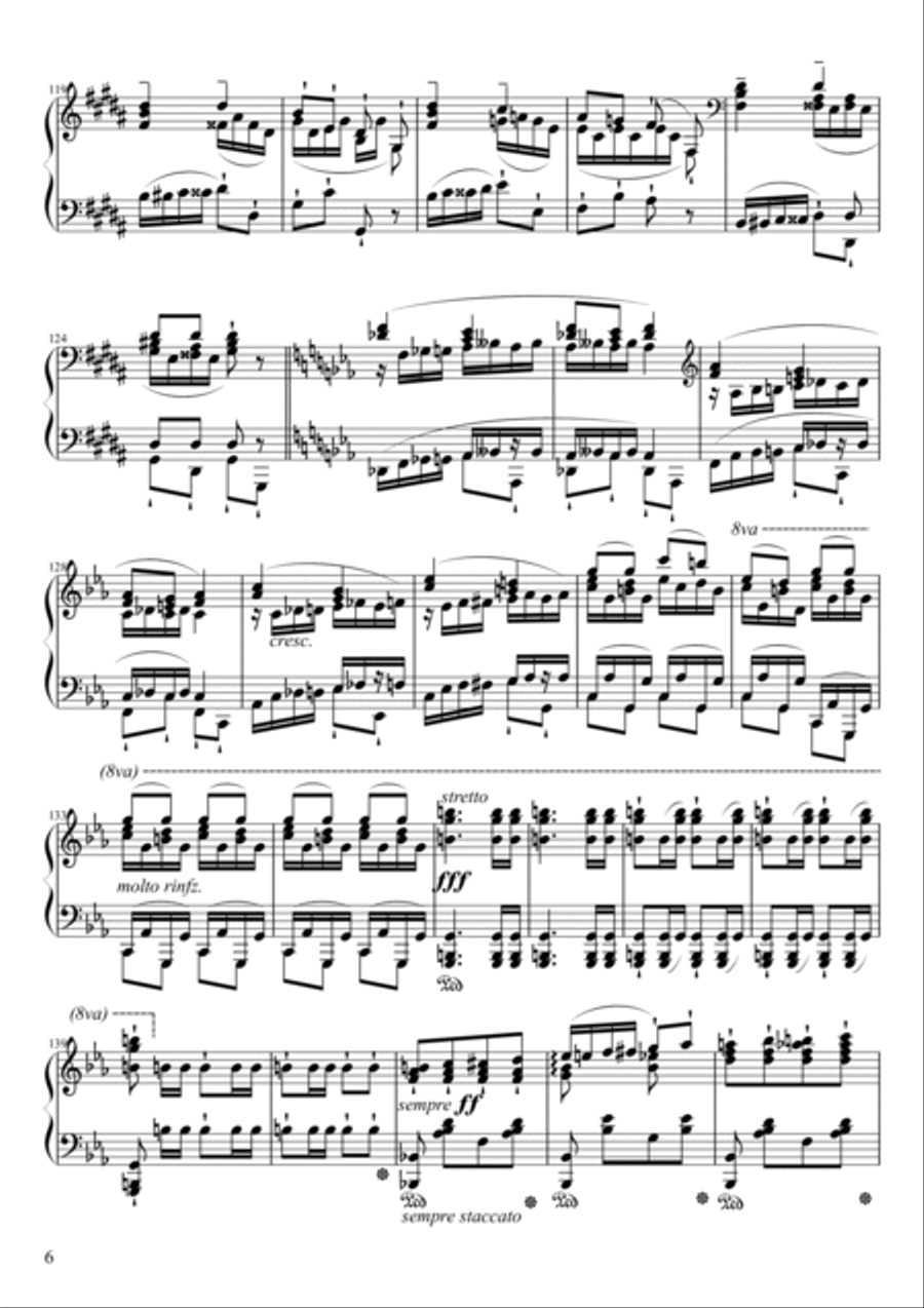 Grand Galop Chromatique Piano Solo scores gallery preview page 6
