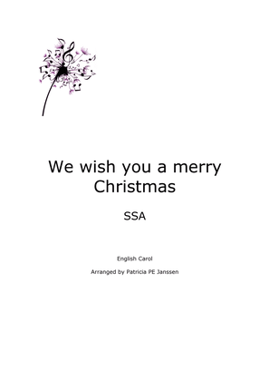 We wish you a merry Christmas (SSA)