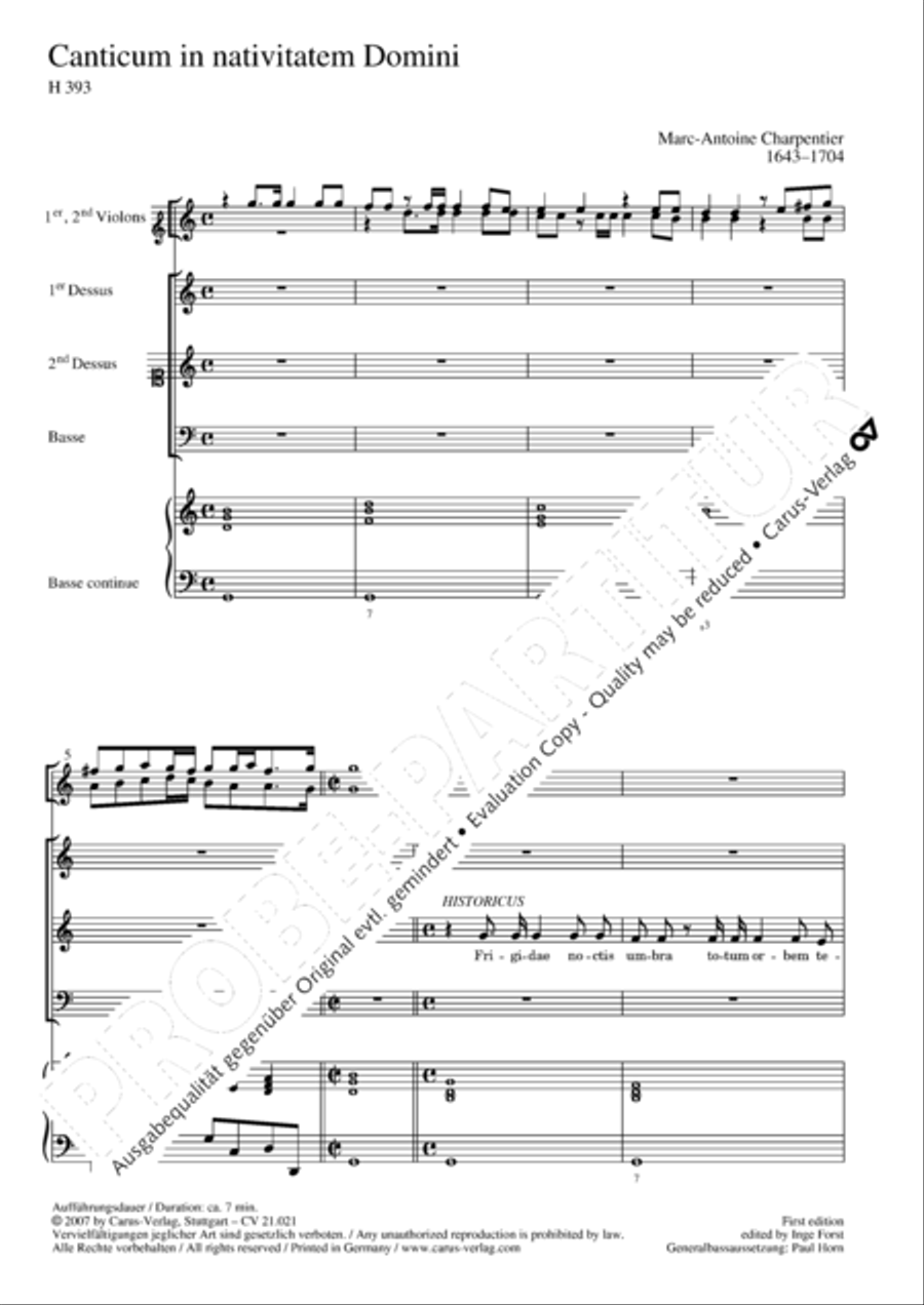 Canticum in nativitatem Domini Choir scores gallery preview page 8
