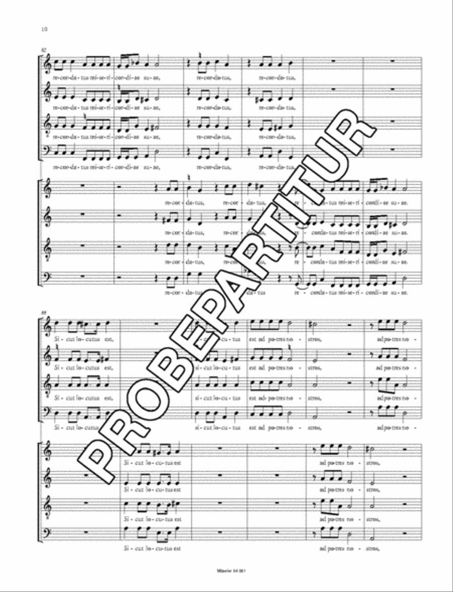 Magnificat Magnificat 4-Part scores gallery preview page 11