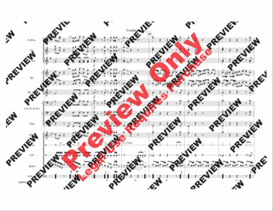 Conga Marching Band scores gallery preview page 14