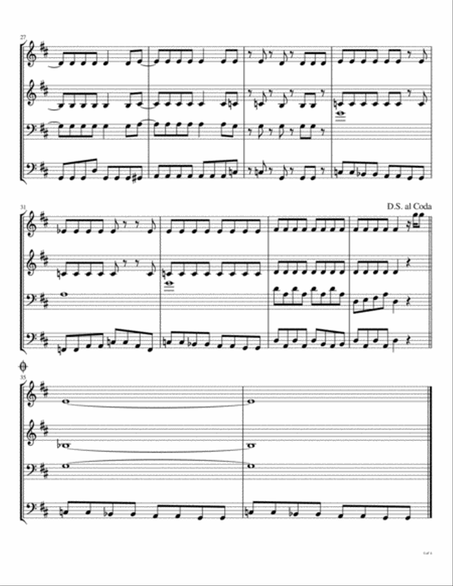 Sgt. Pepper's Lonely Hearts Club Band Brass Ensemble scores gallery preview page 5