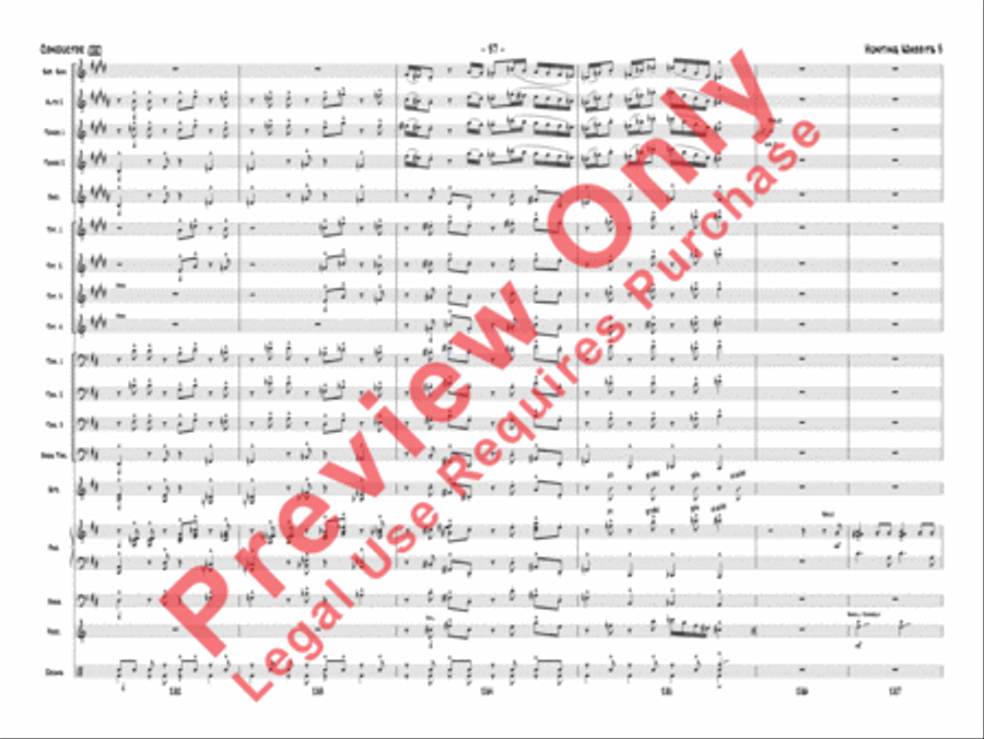 Hunting Wabbits 3 (Get Off My Lawn) Jazz Ensemble scores gallery preview page 40