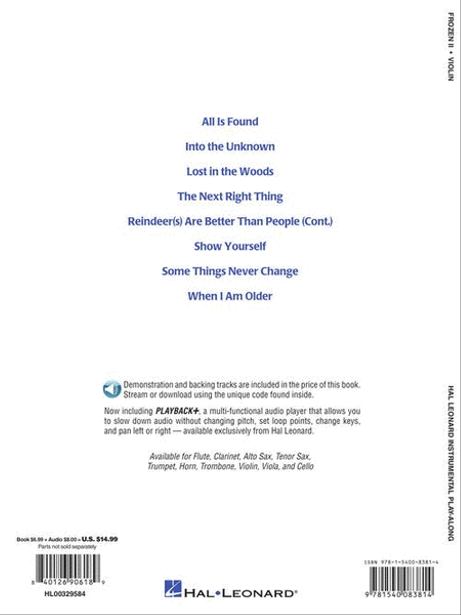 Frozen 2 Violin Play-Along Violin Solo scores gallery preview page 5