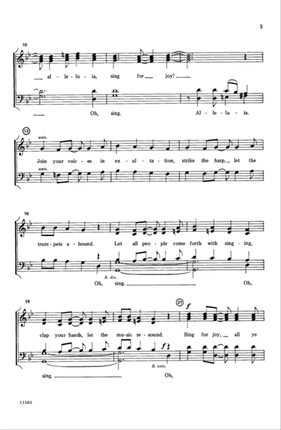 Sing for Joy, Alleluia! A Cappella scores gallery preview page 2