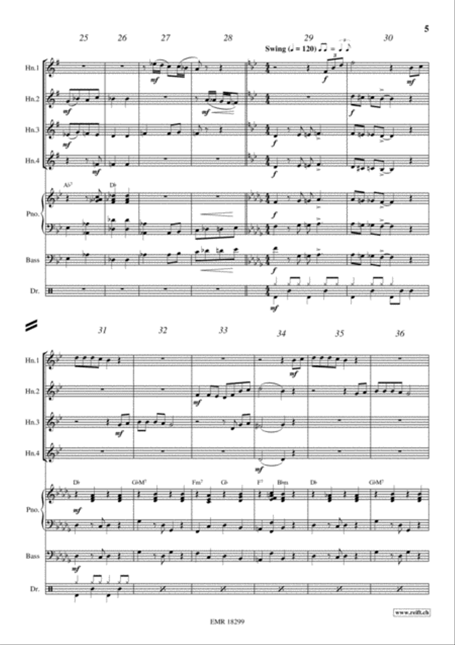 Yankee Doodle Horn scores gallery preview page 5