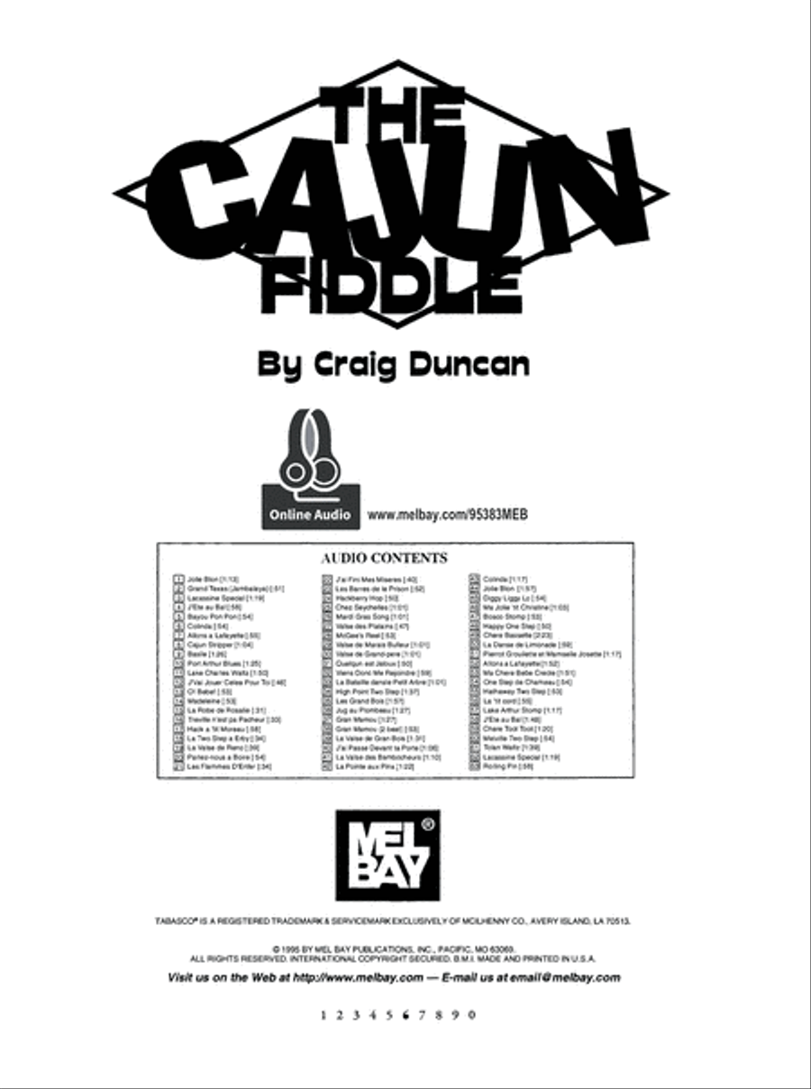 The Cajun Fiddle Violin scores gallery preview page 2