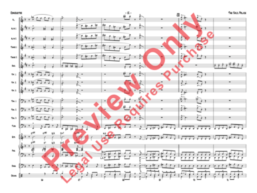 The Jazz Police Jazz Ensemble scores gallery preview page 15