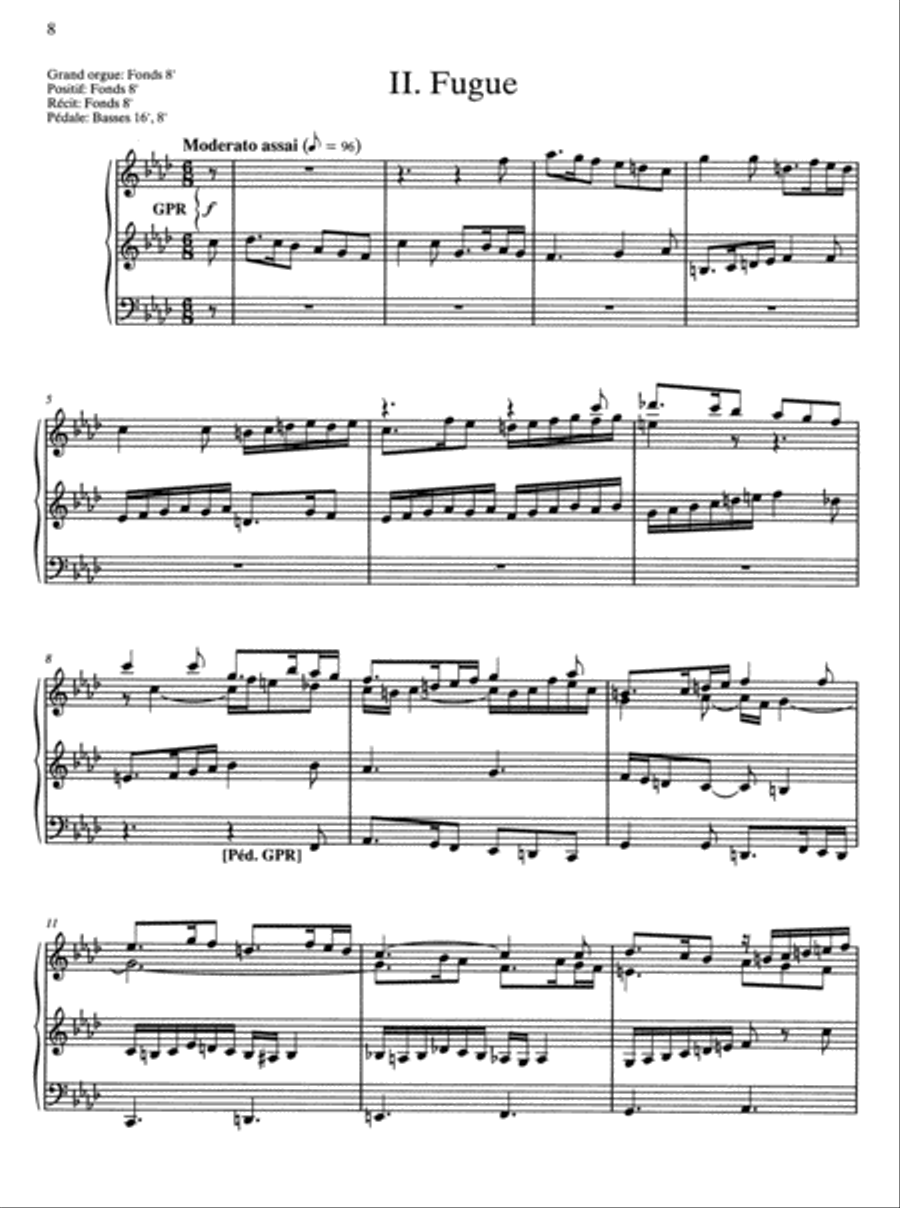 Symphonie IV in F Minor Organ scores gallery preview page 3