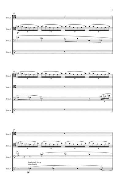 Cycles for Bassoon Quartet image number null