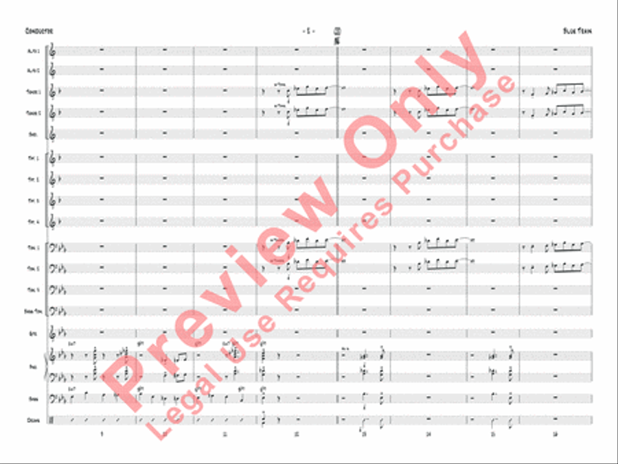Blue Train Blue Train Jazz Ensemble scores gallery preview page 5