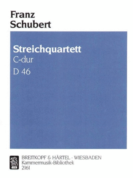 String Quartet in C major D 46