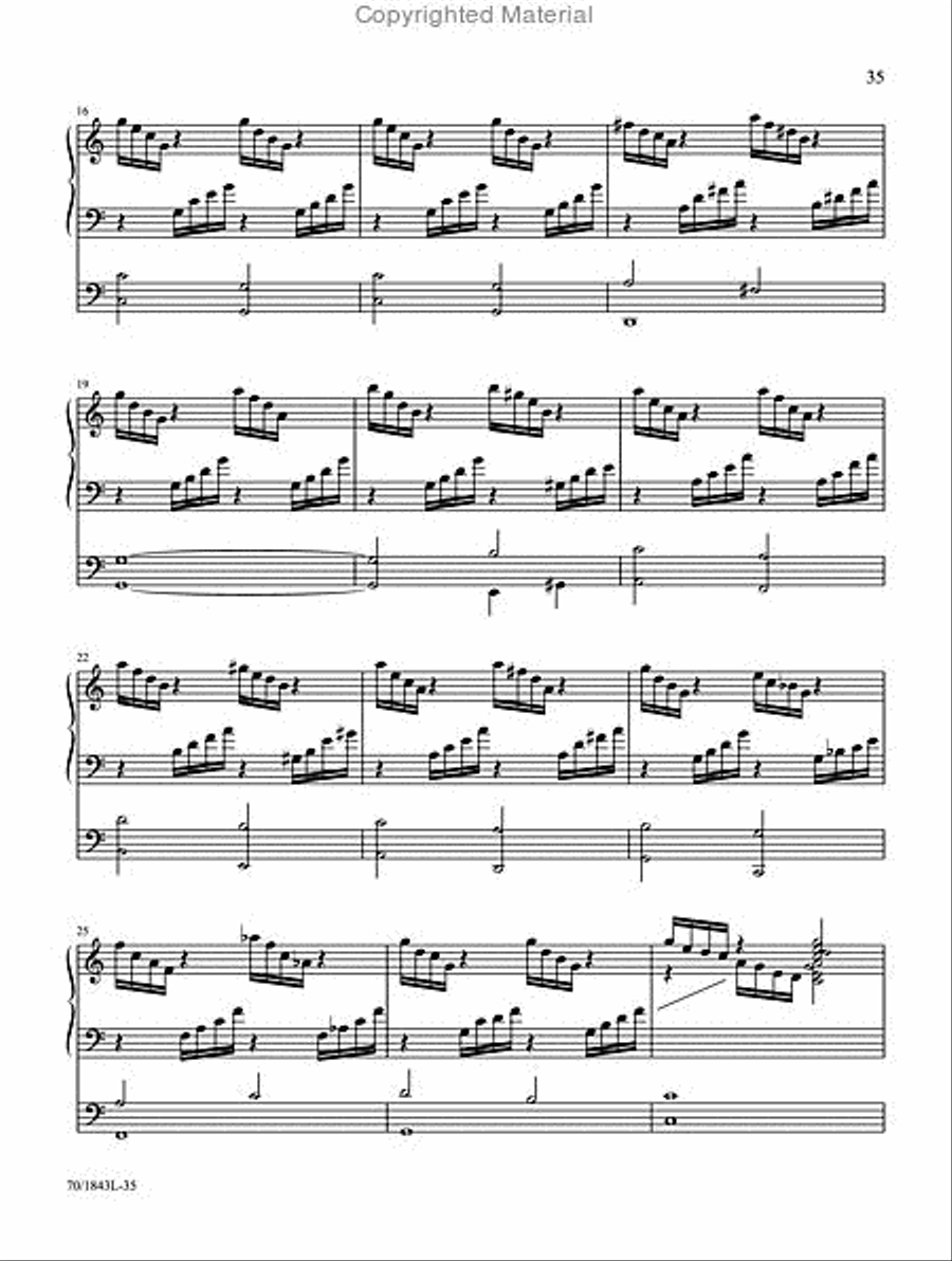 Hymn Tunes A to Z Organ Solo scores gallery preview page 7