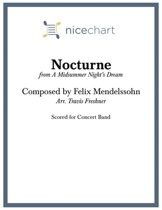 Book cover for Nocturne - from A Midsummer Night's Dream - (Score & Parts)