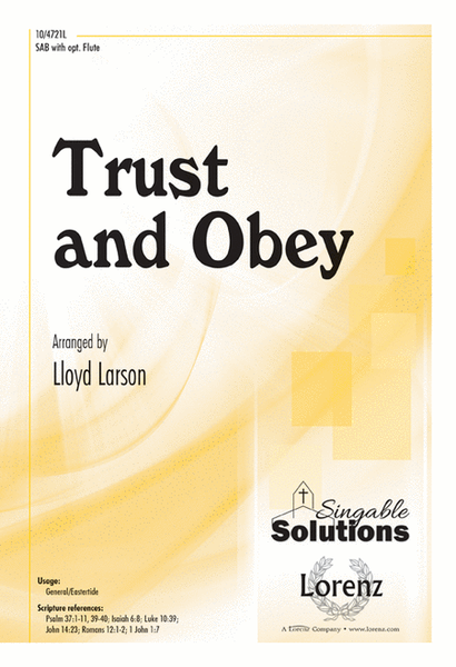 Trust and Obey image number null