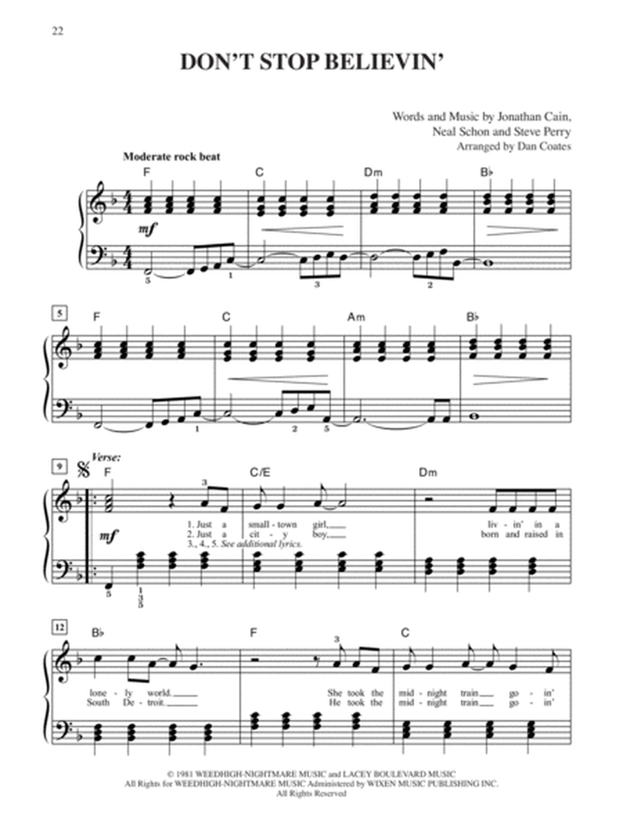 Top-Requested Pop & Rock Sheet Music