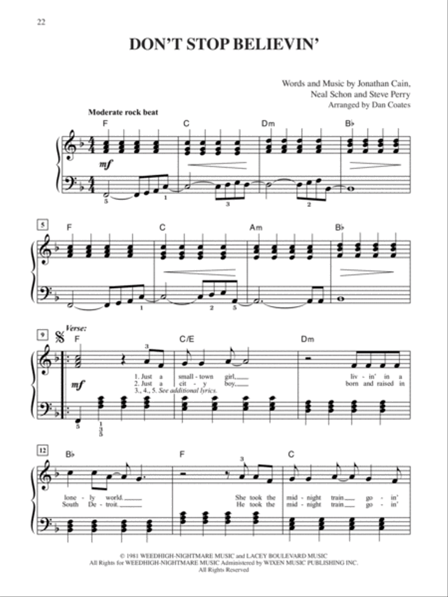 Top-Requested Pop & Rock Sheet Music