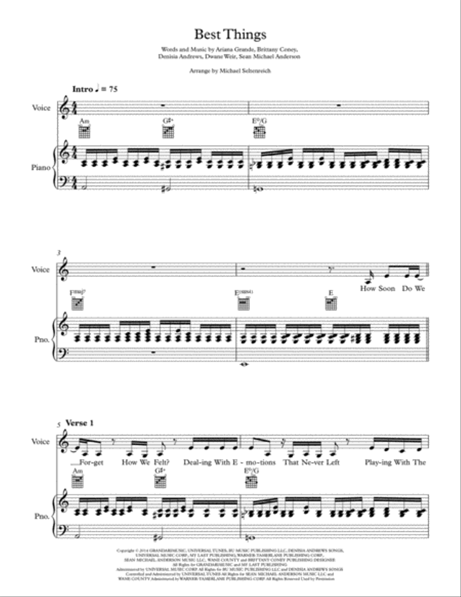 Best Mistake Best Mistake Voice scores gallery preview page 1