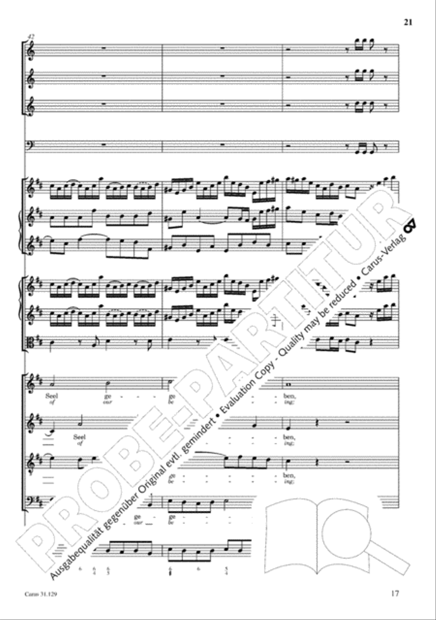 The Complete Sacred Vocal Works (Das geistliche Vokalwerk) Voice scores gallery preview page 22