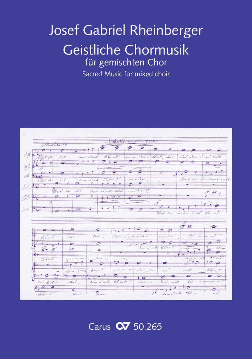 Sacred music for mixed choir