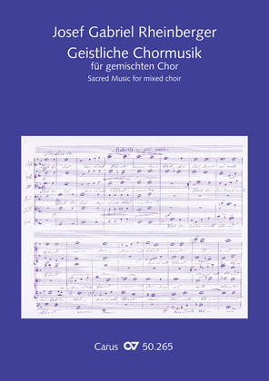 Book cover for Sacred music for mixed choir