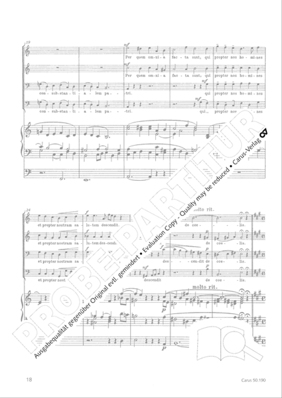 Mass in F major TTBB scores gallery preview page 18