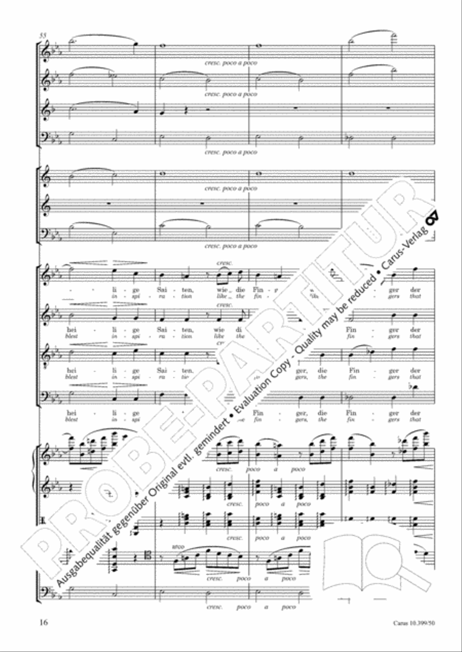 Schicksalslied, Op. 54 Choir scores gallery preview page 17