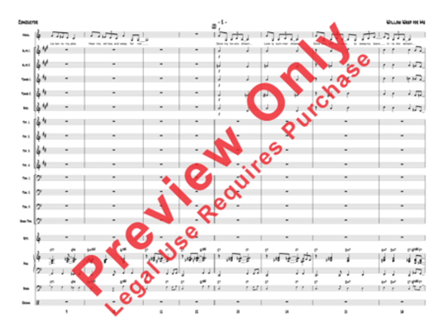 Willow Weep for Me Jazz Ensemble scores gallery preview page 5
