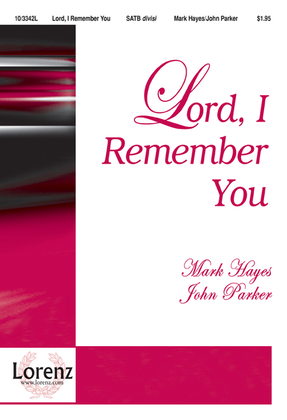 Book cover for Lord, I Remember You