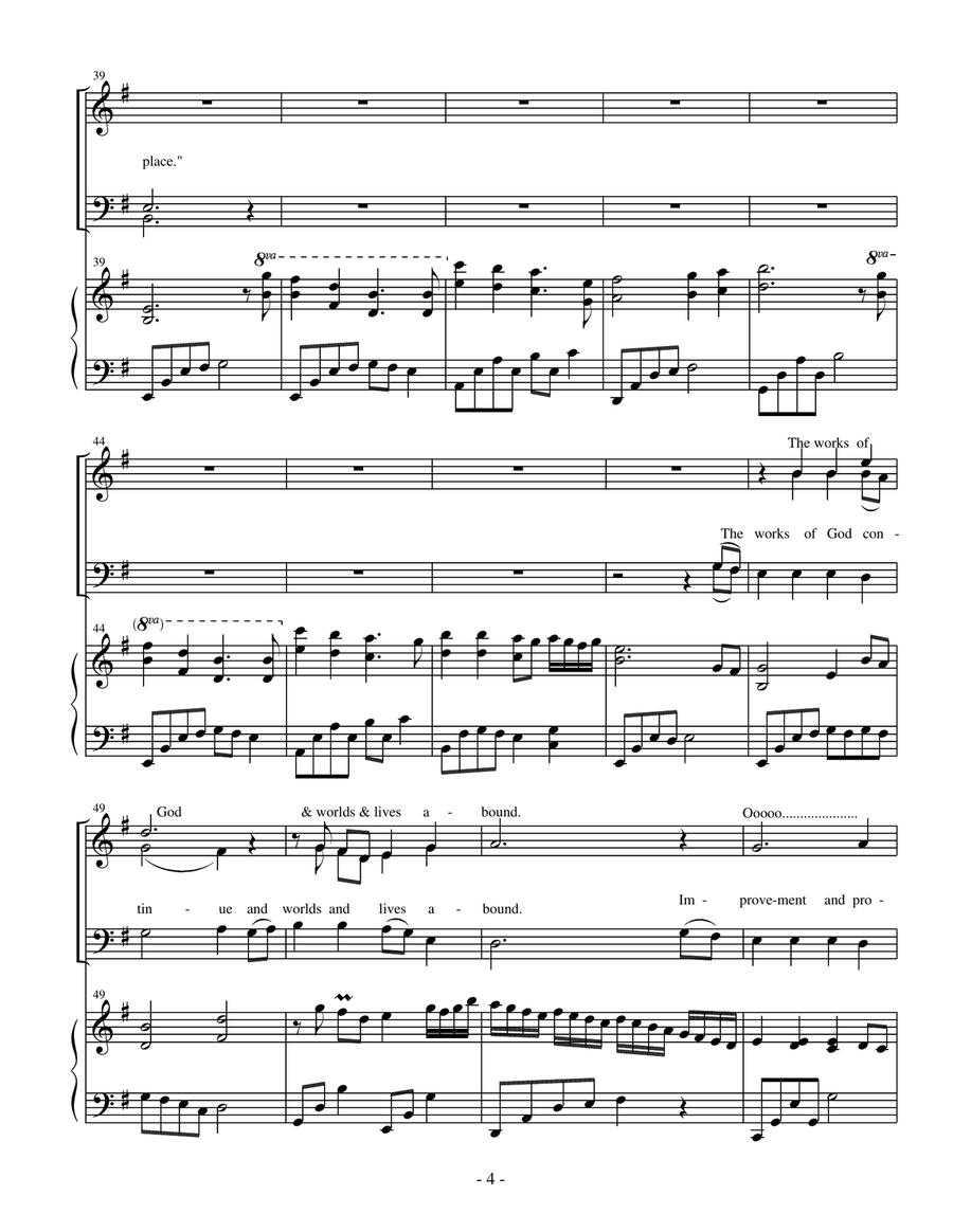 If You Could Hie to Kolob 4-Part scores gallery preview page 4
