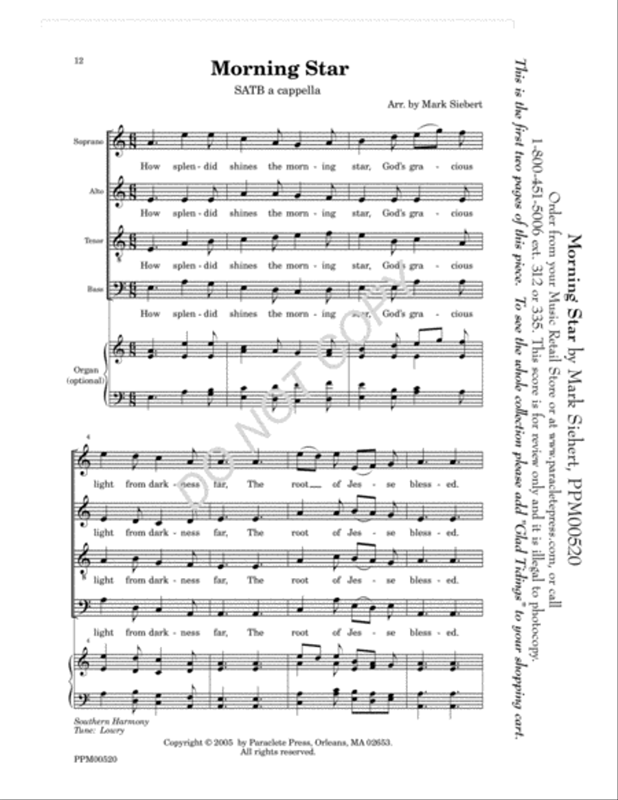 Glad Tidings Glad Tidings 4-Part scores gallery preview page 8