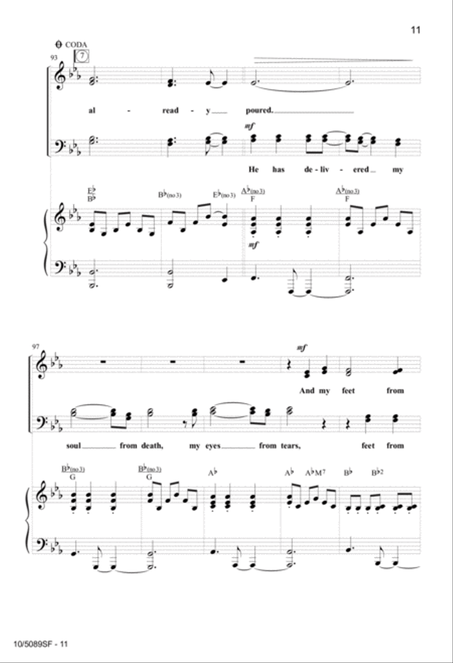 Cup of Salvation 4-Part scores gallery preview page 10