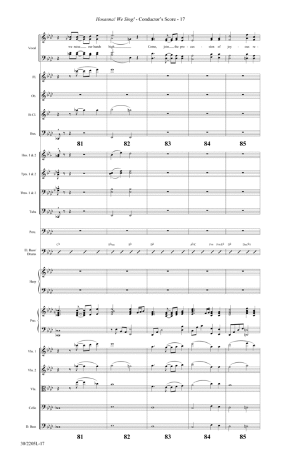Forsaken Choir scores gallery preview page 19