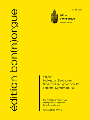 Book cover for Egmont Overture op. 84