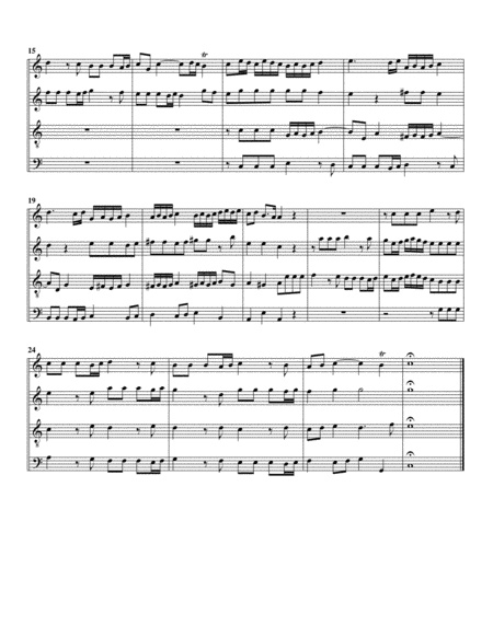 8 short preludes and fugues, BWV 553-560 (arrangement for 4 recorders)