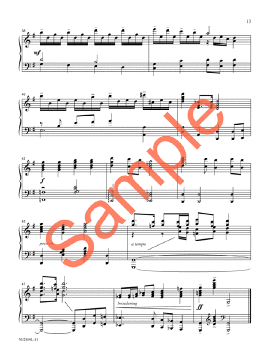 The Rugged Cross, the Empty Tomb Piano Solo scores gallery preview page 11